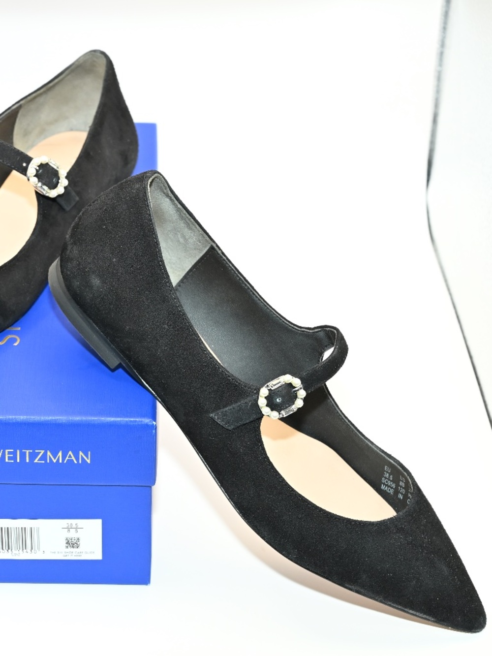 Stuart Weitzman Suede Flat, Gently used. Good Condition
